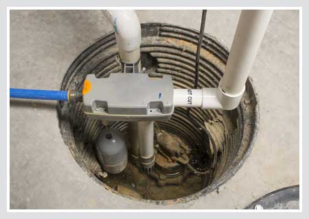 Sump Pump in Pit