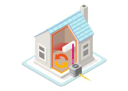 Air Source Heat Pump Installation Diagram