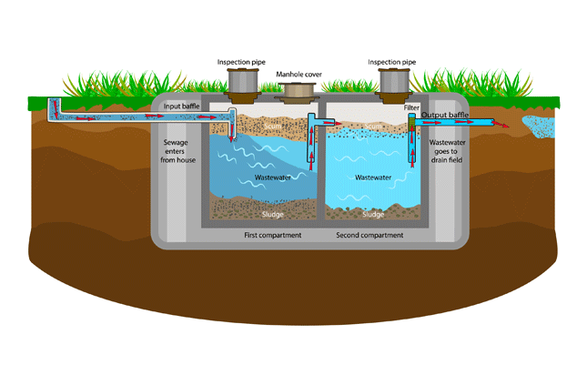 Septic Tank Illustration