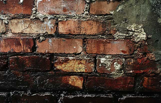 damp bricks causes